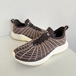 Athletic Propulsion Labs APL Techloom Zipline Sneakers Dark Umber Brown Men 11.5